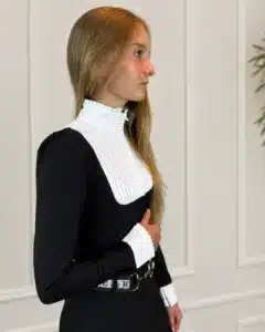 Joline Wedstrijdshirt Josephine Lange Mouw Zwart