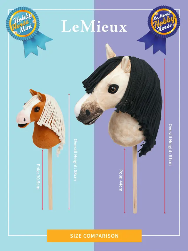 LeMieux Hobby Horse Mini Smokey - Afbeelding 3