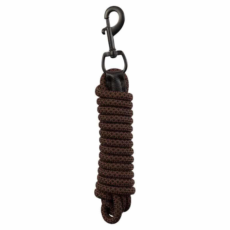 BR geknoopt halstertouw musketonhaak Choco martini