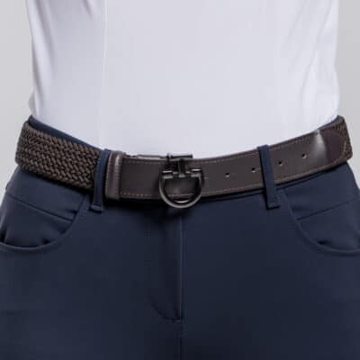Cavalleria Toscana Elastic Riem CT Clasp Dames Espresso