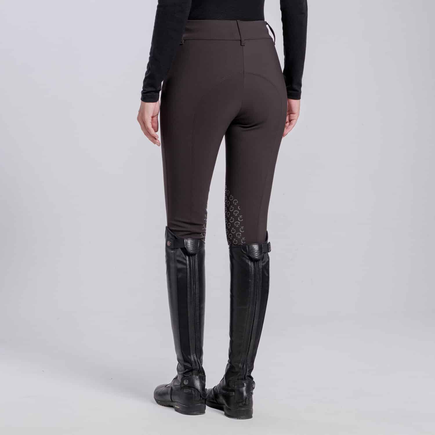 Cavalleria Toscana Rijbroek American Knie Grip Espresso 4L00 Dames