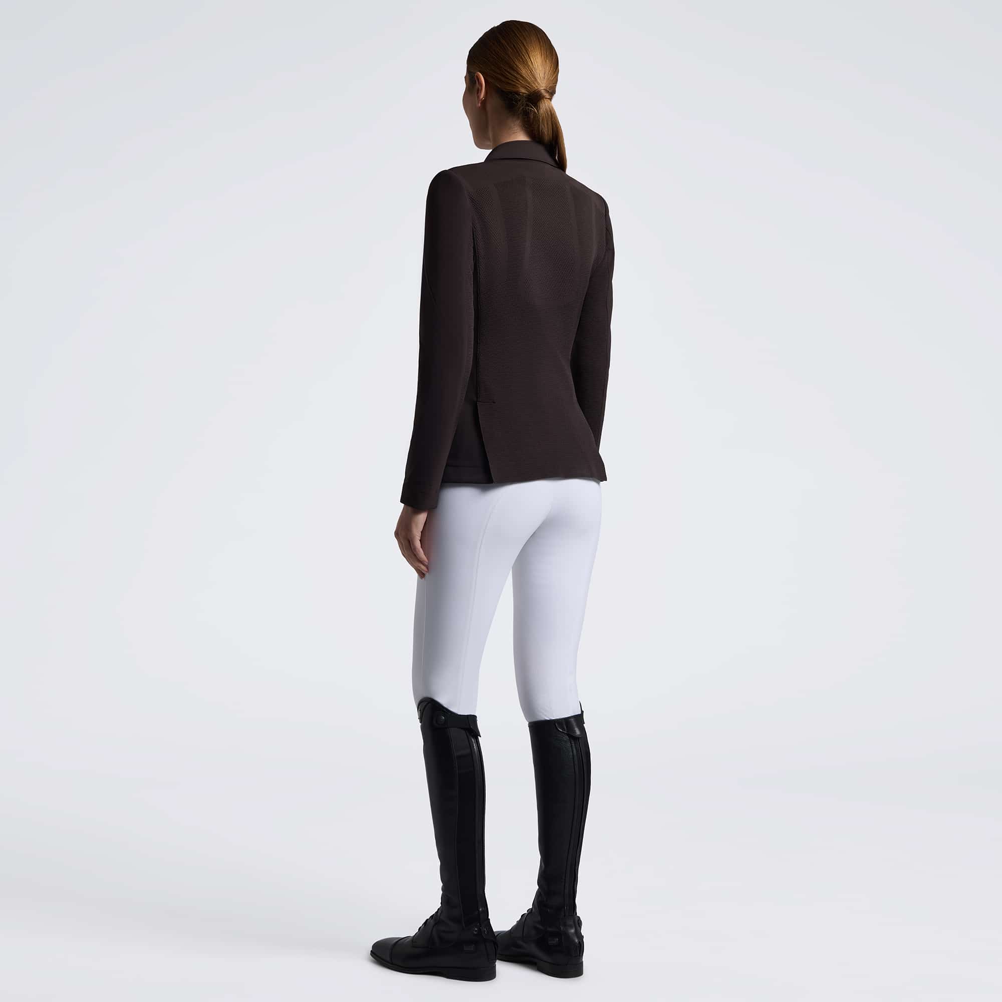 Cavalleria Toscana Wedstrijdjasje R-EVO Tech Knit Zip Espresso
