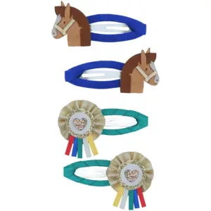 Mimi & Lula Haarclipjes Mini Show pony 4 stuks